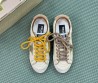 Женские кожаные кроссовки Golden Goose True Star белые 2025