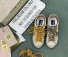 Женские кожаные кроссовки Golden Goose True Star белые 2025