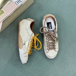 Женские кожаные кроссовки Golden Goose True Star белые 2025