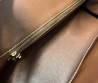 Женская кожаная сумка Hermes коричневая 40х20х19 2025