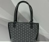 Женская кожаная сумка Goyard темно-серая 20х20х11 2025