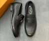 Мужские кожаные лоферы Tod's черные с пряжкой 2025