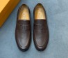 Мужские кожаные лоферы Tod's коричневые с пряжкой 2025