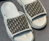 Мужские комбинированные шлепанцы Christian Dior белые 2025