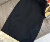 Женская юбка миди Balenciaga черная с кружевной подкладкой 2025