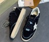 Женские замшевые кроссовки Golden Goose Ball Star черные со стразами 2025