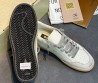 Женские кожаные кроссовки Golden Goose Ball Star белые с красной звездой 2025