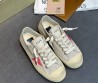 Женские текстильные кроссовки Golden Goose Ball Star серые с красной звездой 2025