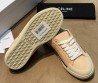 Женские текстильные кеды Celine персиковые с резиновым носом 2025