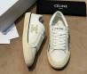 Женские текстильные кеды Celine белые с резиновым носом 2025