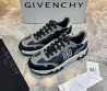 Мужские комбинированные кроссовки Givenchy черные с серым 2025