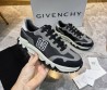 Мужские комбинированные кроссовки Givenchy черные с серым 2025