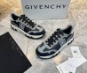 Мужские комбинированные кроссовки Givenchy черные с серым 2025