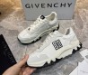 Мужские комбинированные кроссовки Givenchy белые с серым 2025
