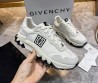 Мужские комбинированные кроссовки Givenchy белые с серым 2025
