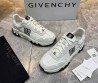 Мужские комбинированные кроссовки Givenchy белые с серым 2025