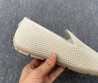 Мужские текстильные лоферы Giorgio Armani белые 2025