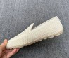 Мужские текстильные лоферы Giorgio Armani белые 2025