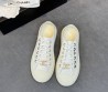 Женские кожаные кеды Chanel белые 2025