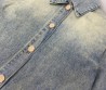 Джинсовая куртка Chanel синяя 2025
