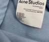 Женская футболка Acne Studios голубая 2025