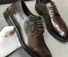Мужские кожаные туфли Dolce & Gabbana Altavilla коричневые 2025