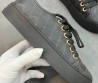 Женские кожаные кеды Chanel черные 2025