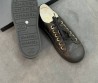 Женские кожаные кеды Chanel черные 2025