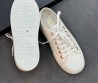 Женские кожаные кеды Chanel белые с резиновым носом 2025