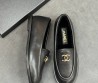 Женские кожаные лоферы Chanel черные с мехом 2025