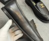 Женские кожаные лоферы Chanel черные с мехом 2025