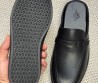 Мужские кожаные мюли Hermes Likely черные 2025