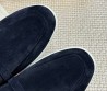 Мужские замшевые мюли Hermes Likely синие 2025