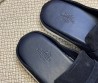 Мужские замшевые мюли Hermes Likely синие 2025