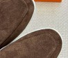 Мужские замшевые мюли Hermes Likely коричневые 2025