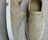 Мужские замшевые слипоны Hermes Lucky бежевые 2025