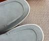 Мужские замшевые слипоны Hermes Lucky голубые 2025