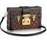 Женская сумка (сундук) Louis Vuitton Petite Malle Monogram Brown
