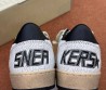 Женские кожаные кроссовки Golden Goose Ball Star белые со стразами 2025