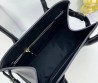 Женская кожаная сумка Prada 33х25х16 черная 2025