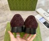 Мужские замшевые лоферы Gucci коричневые с логотипами 2025