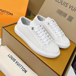 Женские текстильные кеды Louis Vuitton белые 2025
