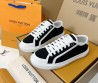 Женские текстильные кеды Louis Vuitton черные 2025