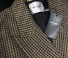 Женский жакет Saint Laurent коричневый в клетку 2025