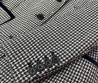 Женский жакет Saint Laurent черно-белый с бархатным воротником 2025
