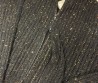 Женский кашемировый кардиган Brunello Cucinelli черный с золотыми пайетками на молнии 2025