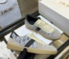 Женские комбинированные кеды Christian Dior серо-голубые 2025