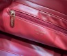 Женская кожаная сумка Salvatore Ferragamo бордовая 38х24 2025