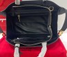 Женская замшевая сумка Salvatore Ferragamo черная 38х24 2025