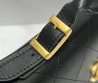Женская кожаная сумка Chanel черная 28х17х7 2025